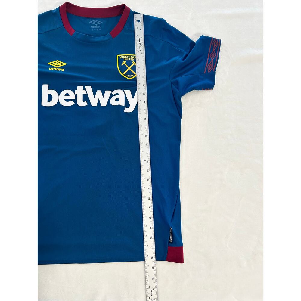 Umbro West Ham United 18/19 Away Jersey  Arnautovic #7 Betway Mens Size Large XC - Picture 5 of 10
